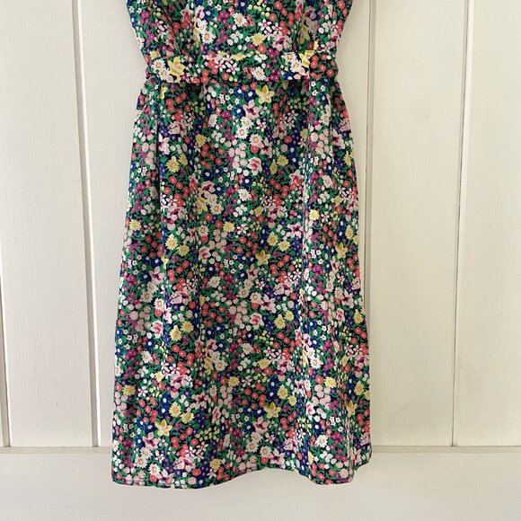 NWT Tommy Hilfiger Floral Sleeveless Button Down Cotton Mini Dress Sz 6 Petite - Picture 9 of 11